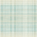 Endless Plaid - Summer Plaid | Aquas and Teals Plaids, Checks and Stripes Wallpaper for Nursery, Accent Wall, and Office