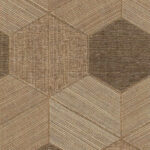 Casablanca Sisal - Tan Copper metallic | Coppers and Bronzes Textures Wallpaper for Bedroom, Powder Room, and Kitchen