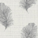 Roland - Forged Steel | Whites and Off Whites Abstracts Wallpaper for Entryway, Nursery, and Bedroom