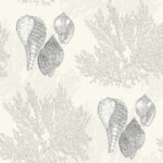 Nauset | Grays Nautical Wallpaper for Half Bath, Kitchen, and Dining Room