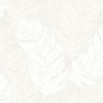 Feathers Screen Print | Whites and Off Whites Abstracts Wallpaper for Office, Entryway, and Living Room