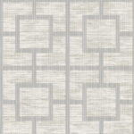 Screen on Grass Faux with Textile Strings | Grays Asian and Chinoiseries Wallpaper for Powder Room, Kitchen, and Office