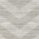 Chevron on Grasscloth Texture | Grays Geometrics Wallpaper for Office, Accent Wall, and Kitchen