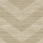 Chevron on Grasscloth Texture | Browns and Taupes Geometrics Wallpaper for Office, Accent Wall, and Dining Room