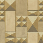 3D Grid | Coppers and Bronzes Geometrics Wallpaper for Office, Accent Wall, and Bedroom