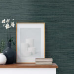 Sluby Sisal - Lagoon | Greens Textures Wallpaper for Living Room, Hallway, and Powder Room