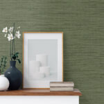 Sluby Sisal - Faded Jade | Greens Textures Wallpaper for Nursery, Living Room, and Office