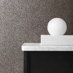 Gravel Texture - Coal and Silver Glitter | Grays Textures Wallpaper for Accent Wall, Bedroom, and Nursery