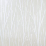 Birch - Metallic Champagne and Cream | Whites and Off Whites Textures Wallpaper for Half Bath, Living Room, and Powder Room
