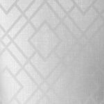 Diamond Lattice - Gray Mist and Metallic Silver | Silvers and Pewters Textures Wallpaper for Entryway, Office, and Living Room