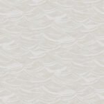 Waves - Soft Gray and White | Grays Children and Nursery Wallpaper for Hallway, Half Bath, and Entryway