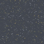 Paint Splatter - Midnight Blue and Metallic Gold