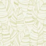 Jungle Leaves - Green Apple | Greens Children and Nursery Wallpaper for Nursery, Hallway, and Office