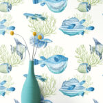 Oceanna - White | Whites and Off Whites Nautical Wallpaper for Entryway, Bedroom, and Accent Wall