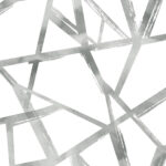 Tribeca - Silver | Silvers and Pewters Geometrics Wallpaper for Office, Accent Wall, and Bedroom