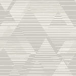Lagom Triangles - Rhino | Grays Geometrics Wallpaper for Office, Accent Wall, and Powder Room