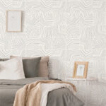 Etten Maze - Anchor | Grays Geometrics Wallpaper for Office, Accent Wall, and Living Room
