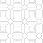 Locked In | Grays Geometrics Wallpaper for Office, Accent Wall, and Half Bath