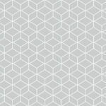 NYC | Grays Geometrics Wallpaper for Office, Accent Wall, and Half Bath