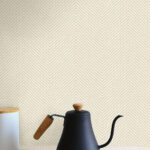 Caf 27 - Buttermilk | Cool Neutrals Textures Wallpaper for Dining Room, Hallway, and Entryway