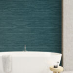 Sisal Hemp 27 - Palmetto | Blues Textures Wallpaper for Living Room, Nursery, and Entryway