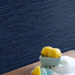 Sisal Hemp 27 - Agave | Blues Textures Wallpaper for Half Bath, Kitchen, and Powder Room