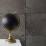 Foundation 27 - Ember | Silvers and Pewters Industrial Wallpaper for Entryway, Living Room, and Office