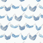 Navy Grey and White | Blues Nautical Wallpaper for Kitchen, Bedroom, and Dining Room