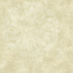 Golborne - Champagne | Warm Neutrals and Beiges Medallions Wallpaper for Dining Room, Powder Room, and Half Bath