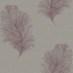 Galloway - Plum and Anew Grey | Purples and Wine Trees and Leaves Wallpaper for Kitchen, Bedroom, and Accent Wall