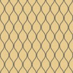 Dot Ogee | Warm Neutrals and Beiges Geometrics Wallpaper for Office, Accent Wall, and Powder Room