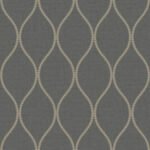 Dot Ogee | Browns and Taupes Geometrics Wallpaper for Office, Accent Wall, and Bedroom