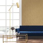 Studio Vertical Slub - Oro | Golds Textures Wallpaper for Bedroom, Kitchen, and Hallway