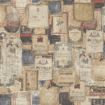 Labels - Satin Sand and Espresso