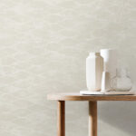 Piccola - Blizzard | Whites and Off Whites Geometrics Wallpaper for Office, Accent Wall, and Powder Room