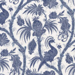 St Paul - Azure | Navys Toiles Wallpaper for Powder Room, Bedroom, and Nursery