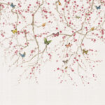 Butterfly Delight - Silver | Multicolors Animals, Birds and Insects Wallpaper for Nursery, Office, and Half Bath