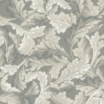 Carole - Smoky | Grays Trees and Leaves Wallpaper for Hallway, Nursery, and Half Bath