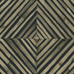 Havana Diamond - Smoky | Blacks Geometrics Wallpaper for Office, Accent Wall, and Half Bath