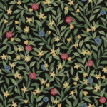 Wakehurst - Jet Black | Blacks Trees and Leaves Wallpaper for Office, Entryway, and Accent Wall