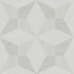 Turku 27 - Winter Gray | Cool Neutrals Geometrics Wallpaper for Office, Accent Wall, and Kitchen