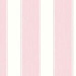 Ariane - Candy Stripe | Pinks Plaids, Checks and Stripes Wallpaper for Nursery, Powder Room, and Accent Wall