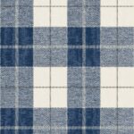 Montana - Navy And White | Navys Plaids, Checks and Stripes Wallpaper for Half Bath, Entryway, and Office
