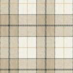 Montana - Havana | Warm Neutrals and Beiges Plaids, Checks and Stripes Wallpaper for Nursery, Living Room, and Half Bath