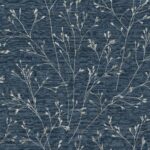 Withington Branch - Ocean Deep | Blues Trees and Leaves Wallpaper for Kitchen, Powder Room, and Accent Wall
