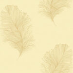 Galloway - Alabaster and Honey | Warm Neutrals and Beiges Trees and Leaves Wallpaper for Entryway, Living Room, and Half Bath